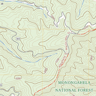 United States Geological Survey Marlinton, WV (2023, 24000-Scale) digital map
