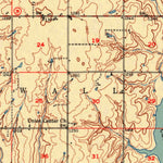 United States Geological Survey Marlow, OK (1951, 62500-Scale) digital map