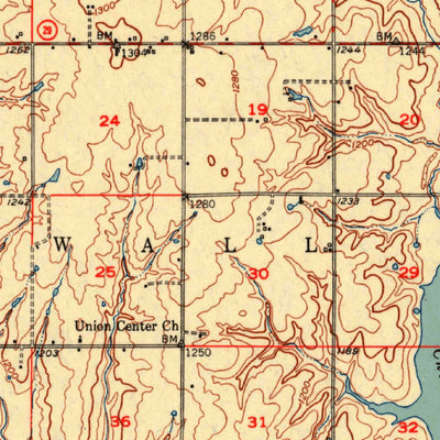 United States Geological Survey Marlow, OK (1951, 62500-Scale) digital map