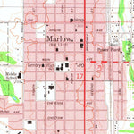 United States Geological Survey Marlow, OK (1981, 24000-Scale) digital map