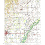 United States Geological Survey Marmaduke, AR-MO (1958, 62500-Scale) digital map