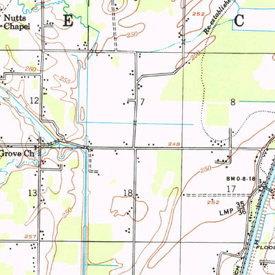 United States Geological Survey Marmaduke, AR-MO (1958, 62500-Scale) digital map