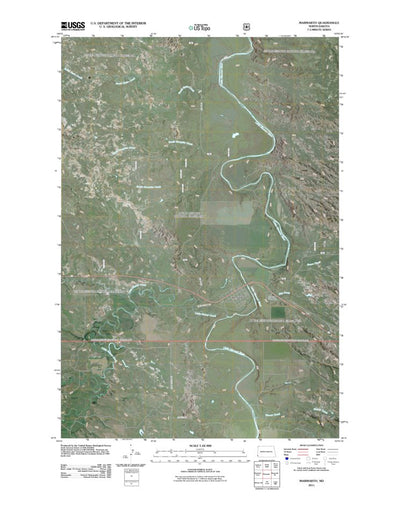 United States Geological Survey Marmarth, ND (2011, 24000-Scale) digital map