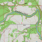 United States Geological Survey Marmaton, KS (1958, 24000-Scale) digital map