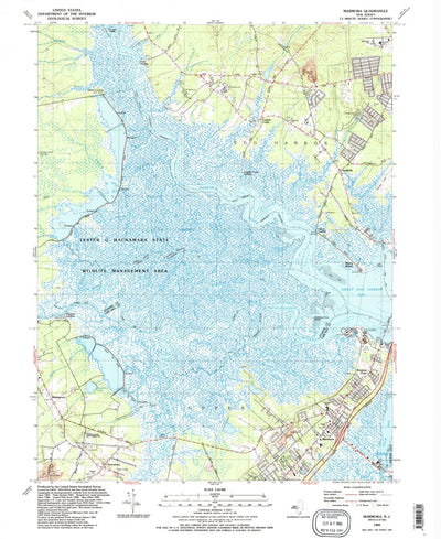 United States Geological Survey Marmora, NJ (1989, 24000-Scale) digital map