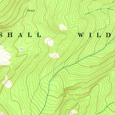 United States Geological Survey Marmot Mountain, MT (1970, 24000-Scale) digital map