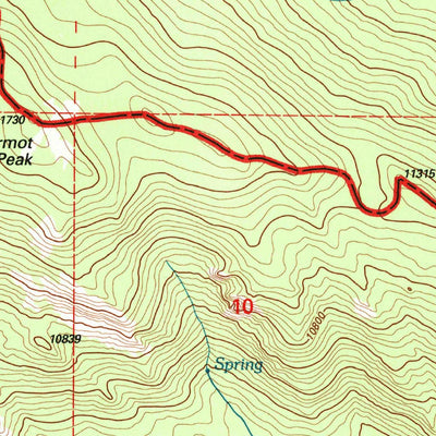 United States Geological Survey Marmot Peak, CO (1994, 24000-Scale) digital map