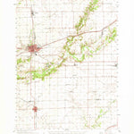 United States Geological Survey Maroa, IL (1957, 62500-Scale) digital map
