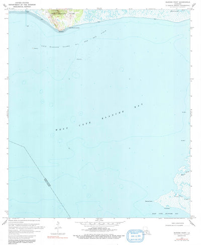 United States Geological Survey Marone Point, LA (1970, 24000-Scale) digital map