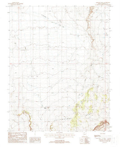 United States Geological Survey Maroney Well, AZ (1988, 24000-Scale) digital map