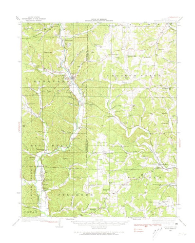 United States Geological Survey Marquand, MO (1933, 62500-Scale) digital map