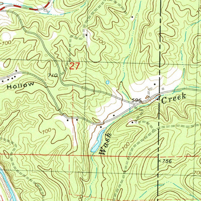 United States Geological Survey Marquand, MO (1980, 24000-Scale) digital map