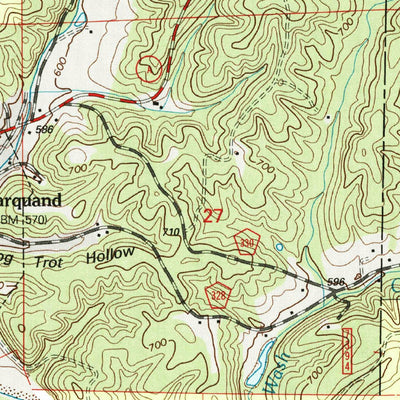 United States Geological Survey Marquand, MO (2000, 24000-Scale) digital map