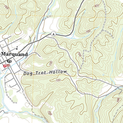 United States Geological Survey Marquand, MO (2021, 24000-Scale) digital map