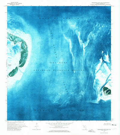 United States Geological Survey Marquesas Keys East, FL (1971, 24000-Scale) digital map