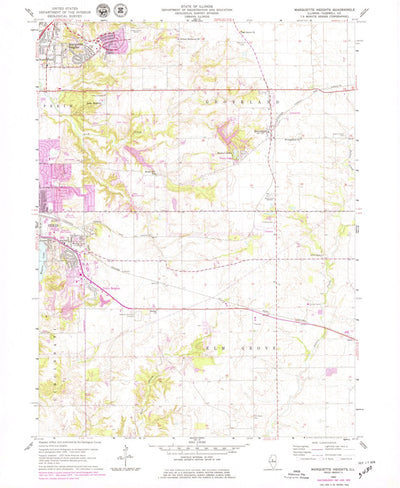 United States Geological Survey Marquette Heights, IL (1960, 24000-Scale) digital map