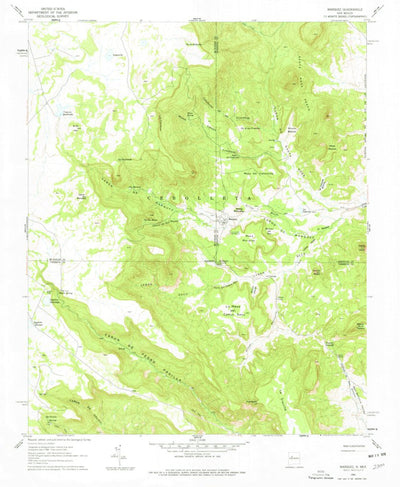 United States Geological Survey Marquez, NM (1961, 24000-Scale) digital map