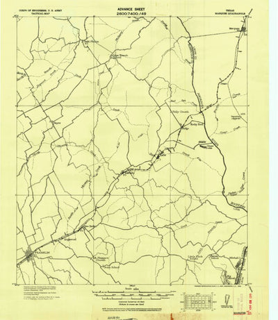 United States Geological Survey Marquez, TX (1930, 62500-Scale) digital map