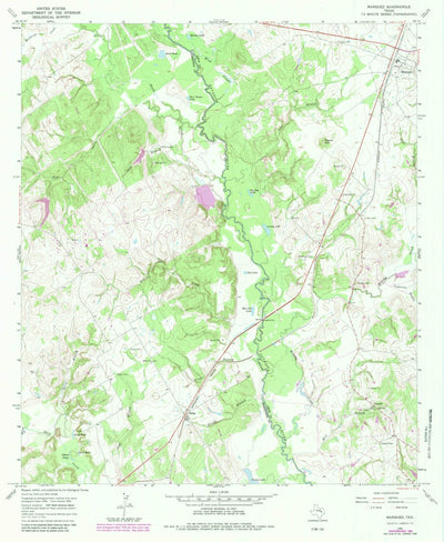 United States Geological Survey Marquez, TX (1965, 24000-Scale) digital map