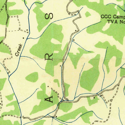 United States Geological Survey Mars Hill, NC (1936, 24000-Scale) digital map