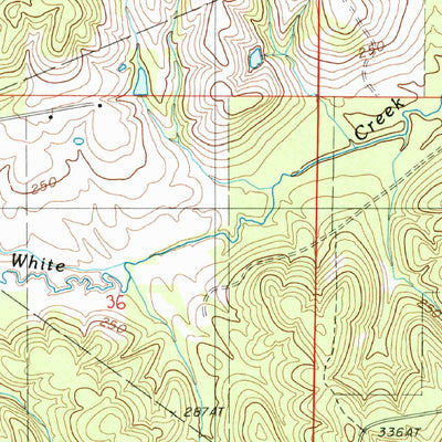 United States Geological Survey Marsalis, LA (1986, 24000-Scale) digital map