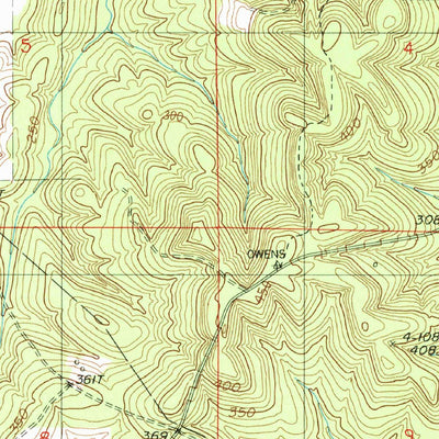 United States Geological Survey Marsalis, LA (1986, 24000-Scale) digital map