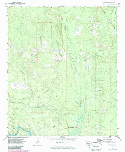 United States Geological Survey Marsden, AR (1971, 24000-Scale) digital map