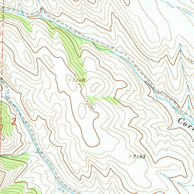 United States Geological Survey Marse, WY (1967, 24000-Scale) digital map