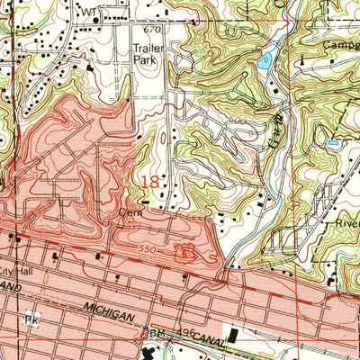 United States Geological Survey Marseilles, IL (1994, 24000-Scale) digital map