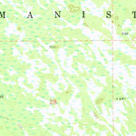 United States Geological Survey Marsh Creek Pool NW, MI (1972, 24000-Scale) digital map