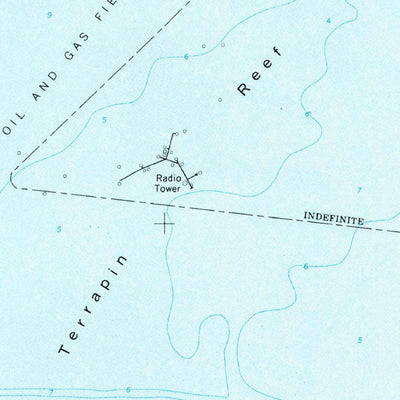 United States Geological Survey Marsh Island, LA (1968, 62500-Scale) digital map