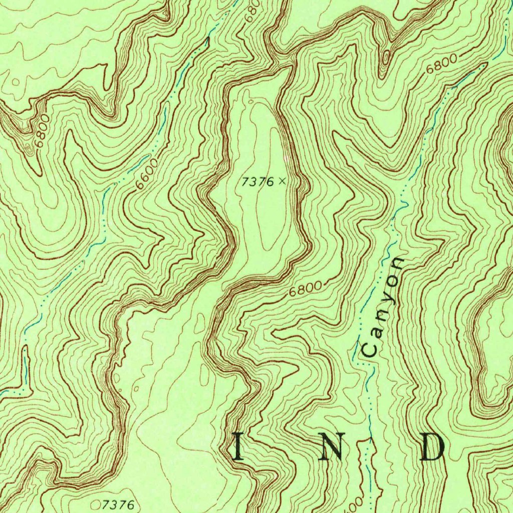 Marsh Pass, AZ (1968, 24000-Scale) Map by United States Geological ...