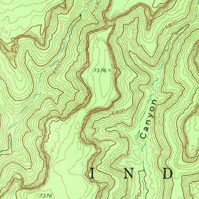 United States Geological Survey Marsh Pass, AZ (1968, 24000-Scale) digital map