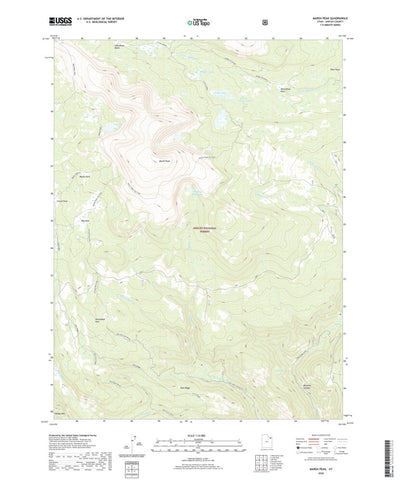 United States Geological Survey Marsh Peak, UT (2020, 24000-Scale) digital map