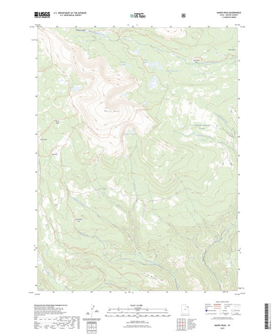 United States Geological Survey Marsh Peak, UT (2023, 24000-Scale) digital map