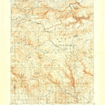 United States Geological Survey Marsh Peak, UT-WY (1906, 125000-Scale) digital map