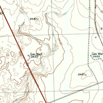 United States Geological Survey Marsh, TX (1953, 24000-Scale) digital map