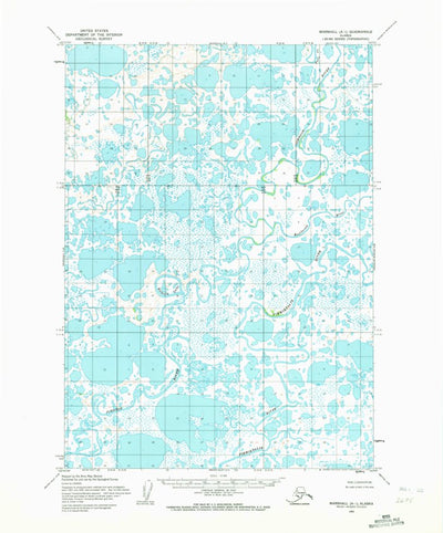 United States Geological Survey Marshall A-1, AK (1954, 63360-Scale) digital map