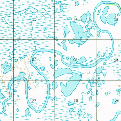 United States Geological Survey Marshall A-1, AK (1954, 63360-Scale) digital map
