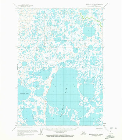 United States Geological Survey Marshall A-2, AK (1954, 63360-Scale) digital map