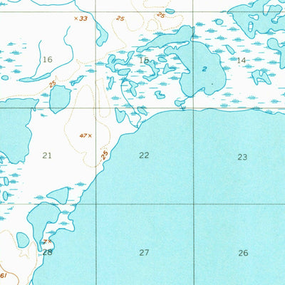 United States Geological Survey Marshall A-2, AK (1954, 63360-Scale) digital map