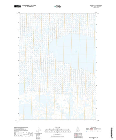 United States Geological Survey Marshall A-3 SW, AK (2020, 25000-Scale) digital map