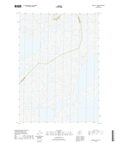 United States Geological Survey Marshall A-6 NE, AK (2020, 25000-Scale) digital map