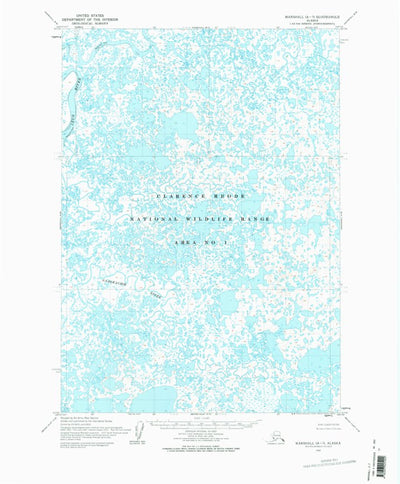 United States Geological Survey Marshall A-7, AK (1954, 63360-Scale) digital map