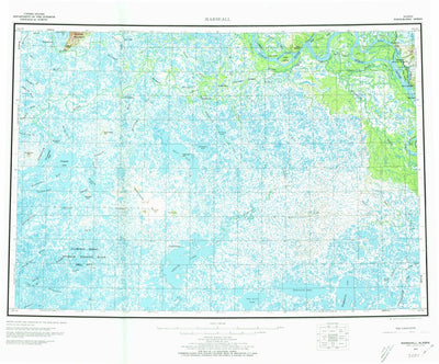 United States Geological Survey Marshall, AK (1954, 250000-Scale) digital map