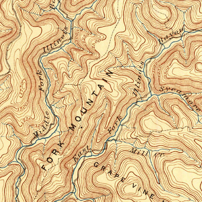 United States Geological Survey Marshall, AR (1894, 125000-Scale) digital map