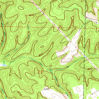 United States Geological Survey Marshall, AR (1962, 24000-Scale) digital map
