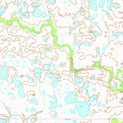 United States Geological Survey Marshall B-1, AK (1954, 63360-Scale) digital map