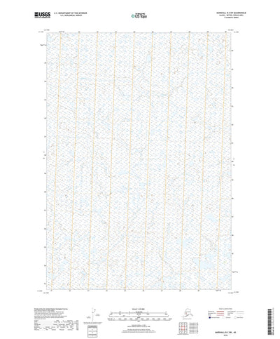 United States Geological Survey Marshall B-2 SW, AK (2018, 25000-Scale) digital map