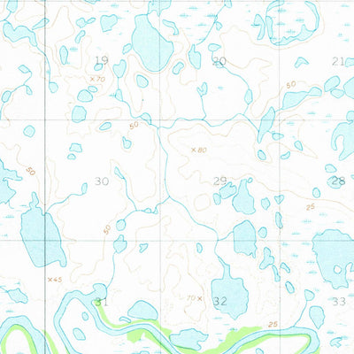United States Geological Survey Marshall B-4, AK (1954, 63360-Scale) digital map